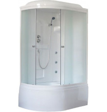 Душевая кабина Royal Bath RB 8120BK2-M 120х80 см, с матовыми стеклами, правосторонняя