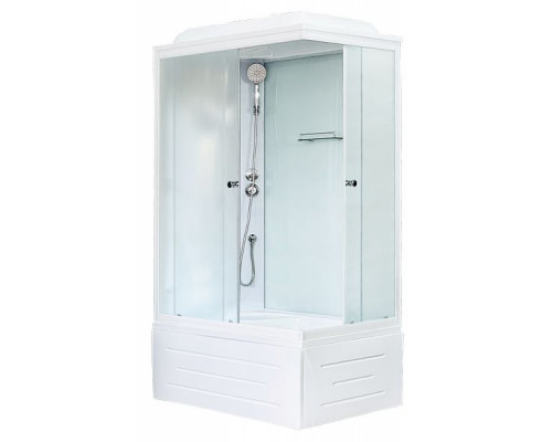 Душевая кабина Royal Bath RB 8100BP5-WC 100х80 см, с матовыми стеклами , левосторонняя