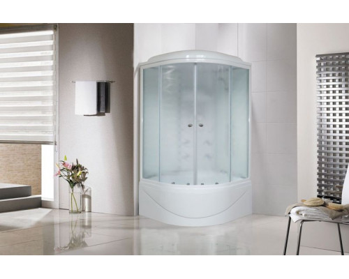 Душевая кабина Royal Bath RB 100BK3-WC 100х100 см, с матовыми стеклами