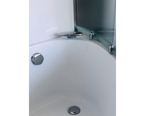 Душевая кабина Royal Bath RB 170ALP-C-CH 170х100 см, с матовыми стеклами, правосторонняя