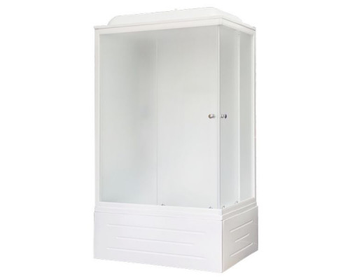 Душевая кабина Royal Bath RB 8100BP5-WC 100х80 см, с матовыми стеклами , левосторонняя