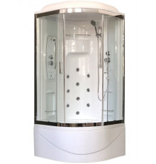 Душевая кабина Royal Bath RB 100NRW-T-CH 100х100 см, с прозрачными стеклами