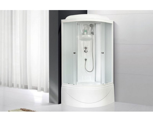 Душевая кабина Royal Bath RB 100BK4-MM 100х100 см, с матовыми стеклами