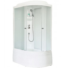 Душевая кабина Royal Bath RB 8120BK4-ММ 120х80 см, с матовыми стеклами, левосторонняя