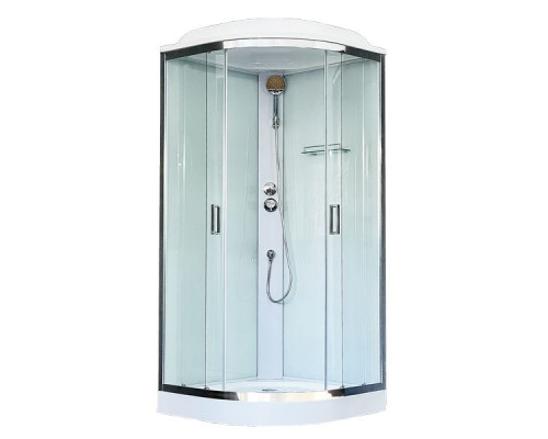 Душевая кабина Royal Bath RB 90HK5-WT-CH 90х90 см, с прозрачными стеклами