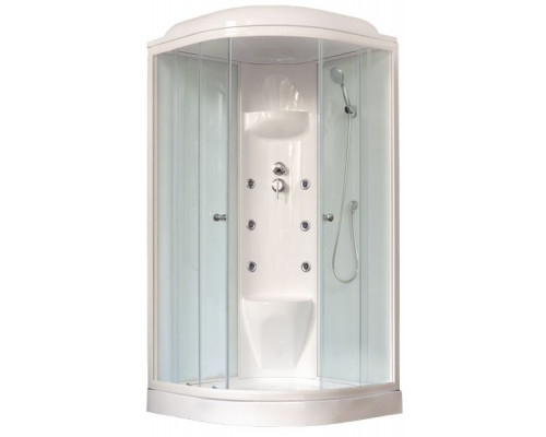 Душевая кабина Royal Bath RB 100HK7-WT 100х100 см, с прозрачными стеклами