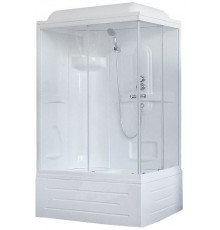 Душевая кабина Royal Bath RB 8100BP1-T 100х80 см, с прозрачными стеклами, левосторонняя