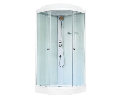 Душевая кабина Royal Bath RB 90HK5-WT 90х90 см, с прозрачными стеклами