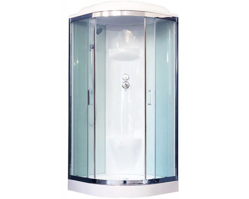 Душевая кабина Royal Bath RB 100HK6-WT-CH 100х100 см, с прозрачными стеклами