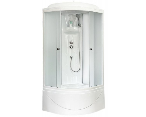 Душевая кабина Royal Bath RB 90BK4-MM 90х90 см, с матовыми стеклами