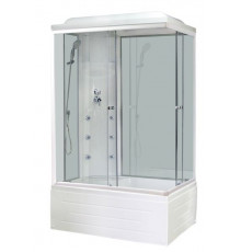 Душевая кабина Royal Bath RB 8100BP3-WT 100х80 см, с прозрачными стеклами , левосторонняя