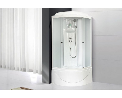 Душевая кабина Royal Bath RB 90BK4-MM 90х90 см, с матовыми стеклами