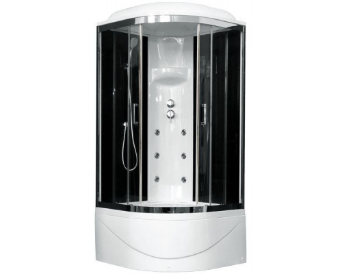 Душевая кабина Royal Bath RB 90BK3-BT-CH 90х90 см, с прозрачными стеклами