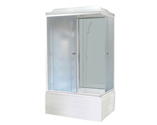 Душевая кабина Royal Bath RB 8100BP6-WC 100х80 см, с матовыми стеклами, левосторонняя