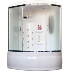 Душевая кабина Royal Bath RB 150ALP-C-CH 150х100 см, с матовыми стеклами, левосторонняя