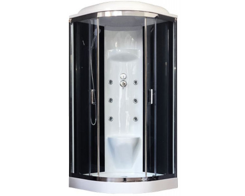 Душевая кабина Royal Bath RB 100HK7-BT-CH 100х100 см, с прозрачными стеклами