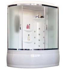 Душевая кабина Royal Bath RB 150ALP-C-CH 150х100 см, с матовыми стеклами, правосторонняя