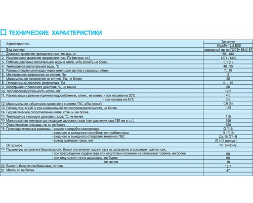 Газовый котел ИШМА 12,5 БС Боринское