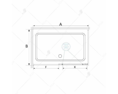 Душевой уголок RGW SV-42B (SV-12B + Z-05B) 140x70, прозрачное стекло