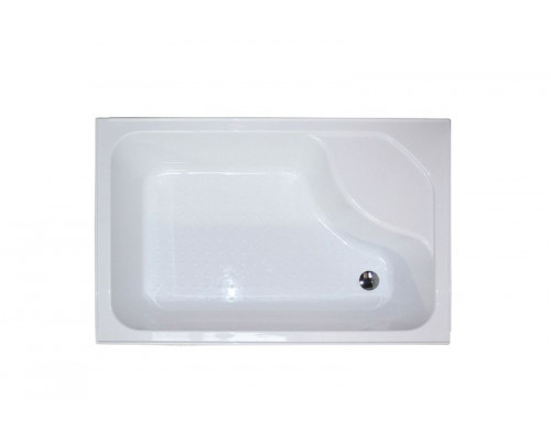 Душевой уголок Royal Bath RB 8100BP-T 100х80 см, с прозрачными стеклами, правосторонний