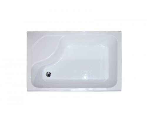 Душевой уголок Royal Bath RB 8100BP-T 100х80 см, с прозрачными стеклами, левосторонний