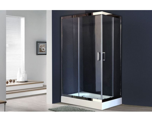 Душевой уголок Royal Bath RB HPD-T-CH 120х80 см, с прозрачными стеклами