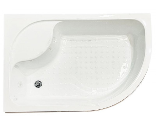 Душевой уголок Royal Bath RB 8120BK-C 120х80 см, с матовыми стеклами, левосторонний